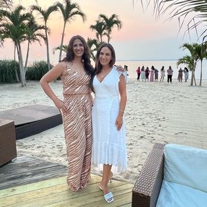 Matching set with wide leg pants